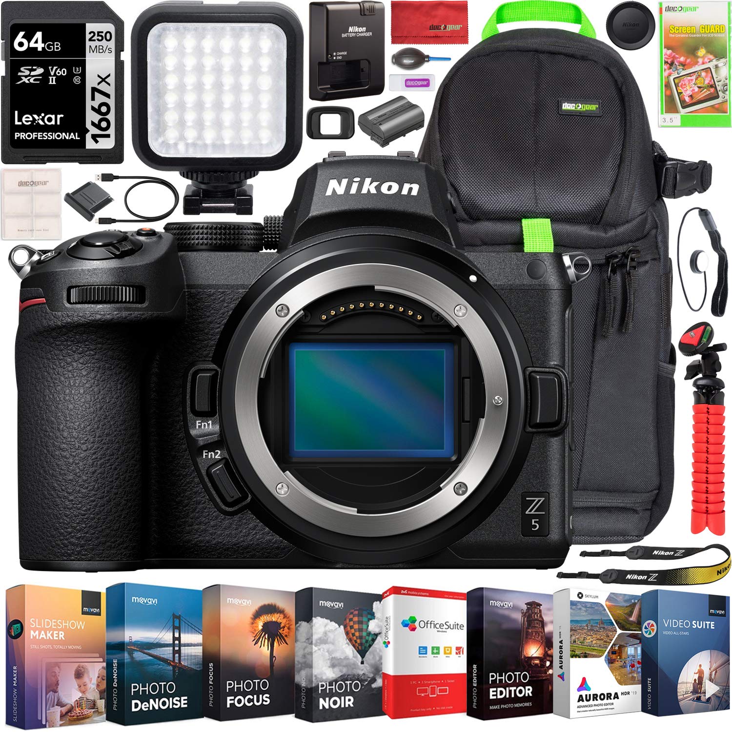 Amazon.com : Nikon Z5 Mirrorless Camera Full Frame Body FX-Format
